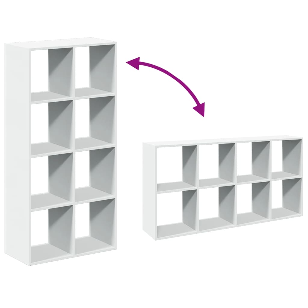 Kamerverdeler Boekenkast Wit 69,5x29x137,5 cm Bewerkt Hout is nu te koop bij PeponiXL, paradijselijk wonen!