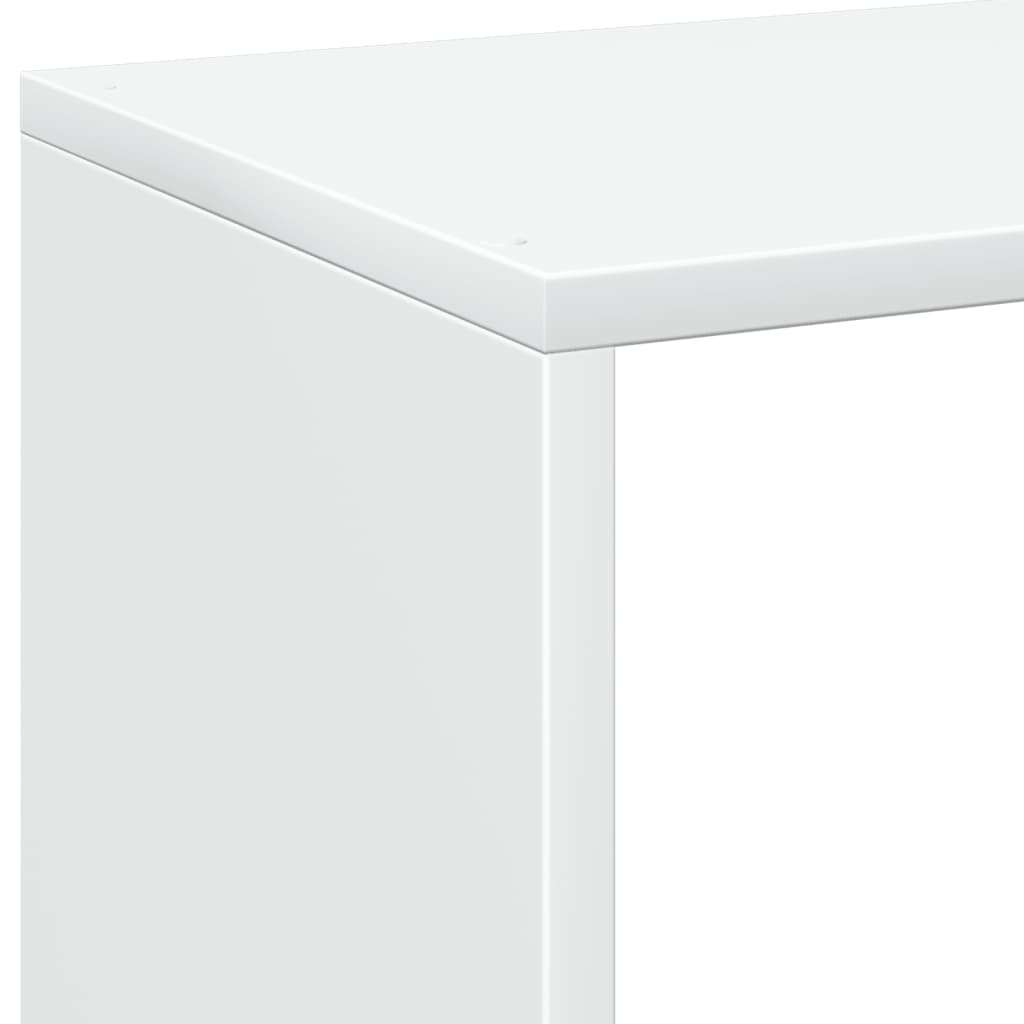Kamerverdeler Boekenkast Wit 69,5x29x137,5 cm Bewerkt Hout is nu te koop bij PeponiXL, paradijselijk wonen!