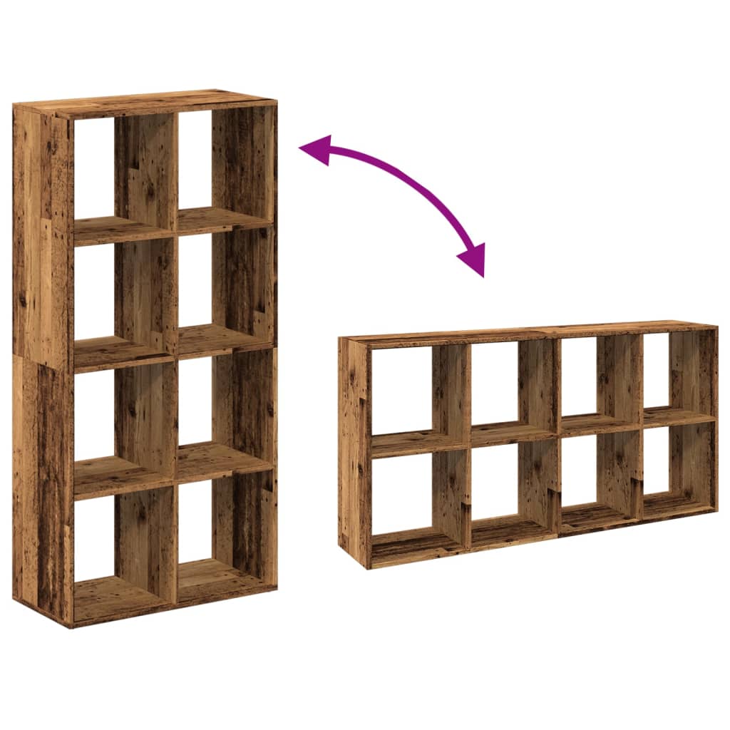 Kamerscherm / boekenkast 69,5x29x137,5 cm hout oud houtkleur is nu te koop bij PeponiXL, paradijselijk wonen!