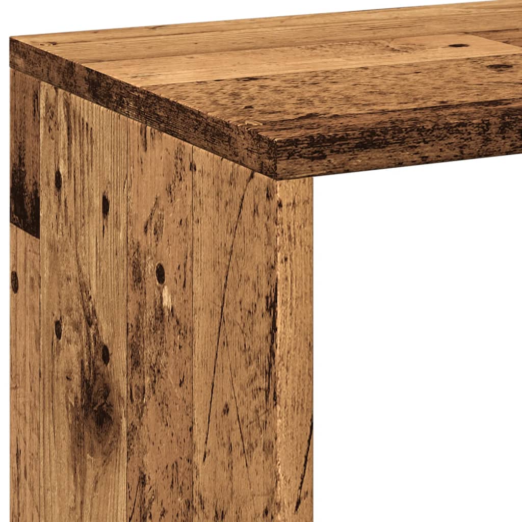 Kamerscherm / boekenkast 69,5x29x137,5 cm hout oud houtkleur is nu te koop bij PeponiXL, paradijselijk wonen!
