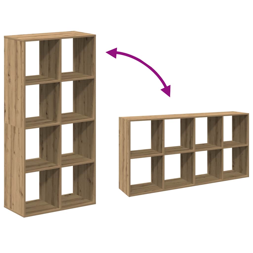 Kamerscherm / boekenkast 69,5x29x137,5 cm hout artisanaal eiken is nu te koop bij PeponiXL, paradijselijk wonen!