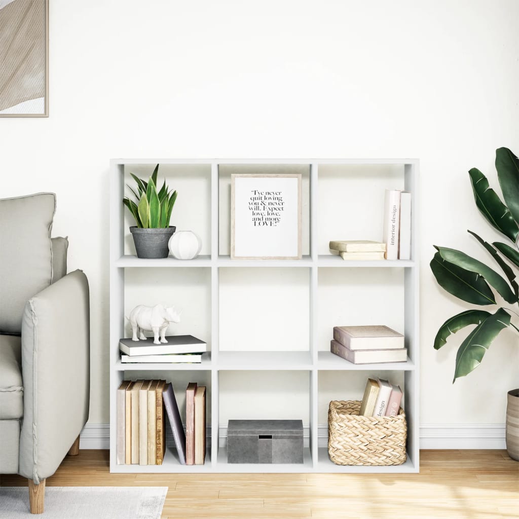 Kamerscherm / boekenkast 102x29x103,5 cm bewerkt hout wit is nu te koop bij PeponiXL, paradijselijk wonen!