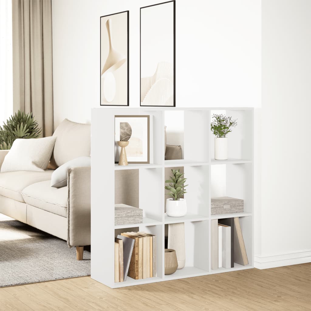 Kamerscherm / boekenkast 102x29x103,5 cm bewerkt hout wit is nu te koop bij PeponiXL, paradijselijk wonen!