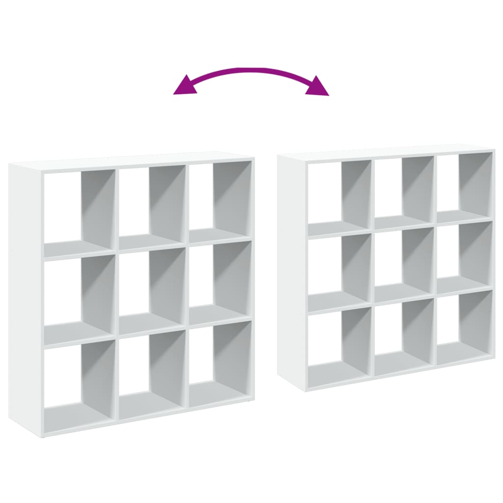 Kamerscherm / boekenkast 102x29x103,5 cm bewerkt hout wit is nu te koop bij PeponiXL, paradijselijk wonen!