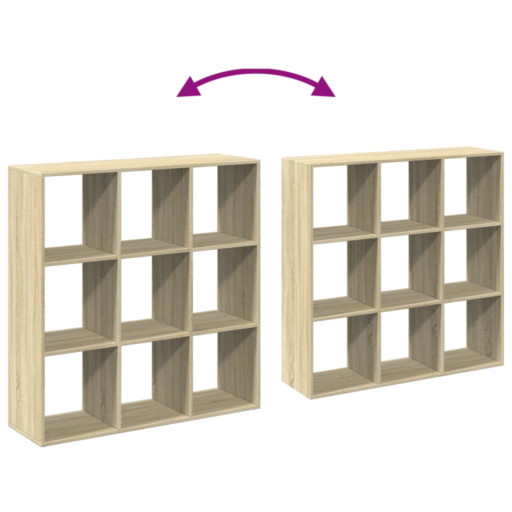 Kamerscherm / boekenkast 102x29x103,5 cm hout sonoma eikenkleur is nu te koop bij PeponiXL, paradijselijk wonen!