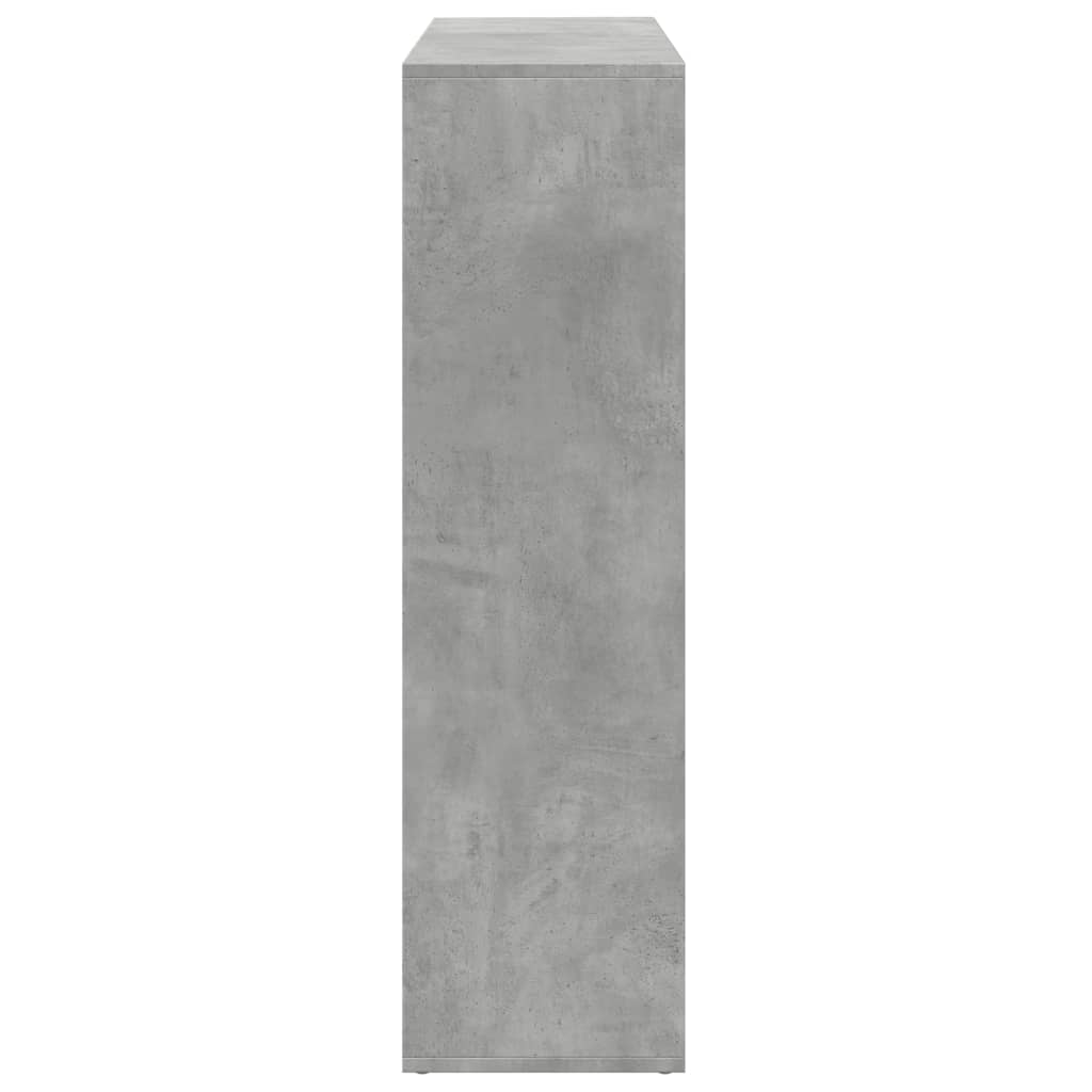 Kamerscherm / boekenkast 102x29x103,5 cm hout betongrijs is nu te koop bij PeponiXL, paradijselijk wonen!