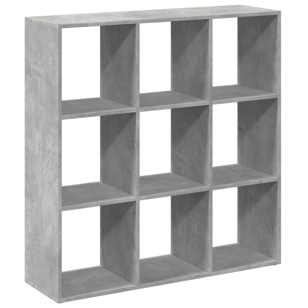 Kamerscherm / boekenkast 102x29x103,5 cm hout betongrijs is nu te koop bij PeponiXL, paradijselijk wonen!