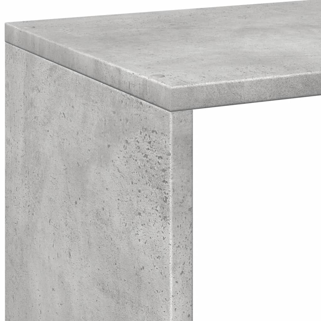 Kamerscherm / boekenkast 102x29x103,5 cm hout betongrijs is nu te koop bij PeponiXL, paradijselijk wonen!