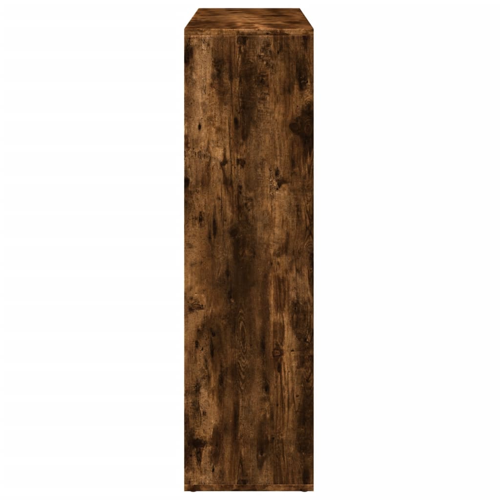 Kamerscherm / boekenkast 102x29x103,5 cm hout gerookt eiken is nu te koop bij PeponiXL, paradijselijk wonen!