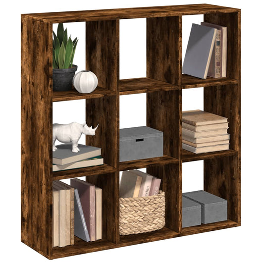 Kamerscherm / boekenkast 102x29x103,5 cm hout gerookt eiken is nu te koop bij PeponiXL, paradijselijk wonen!