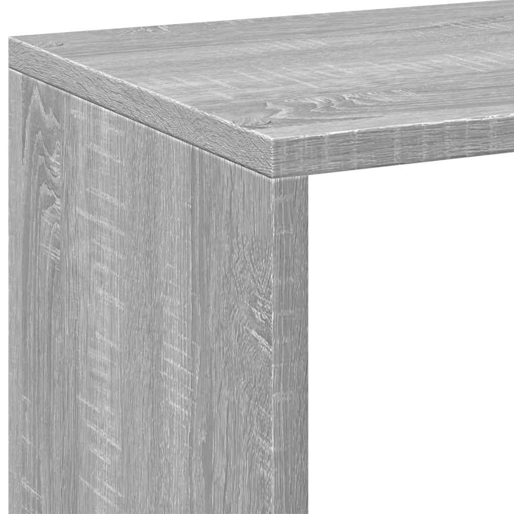 Kamerscherm / boekenkast 102x29x103,5 cm hout grijs sonoma is nu te koop bij PeponiXL, paradijselijk wonen!