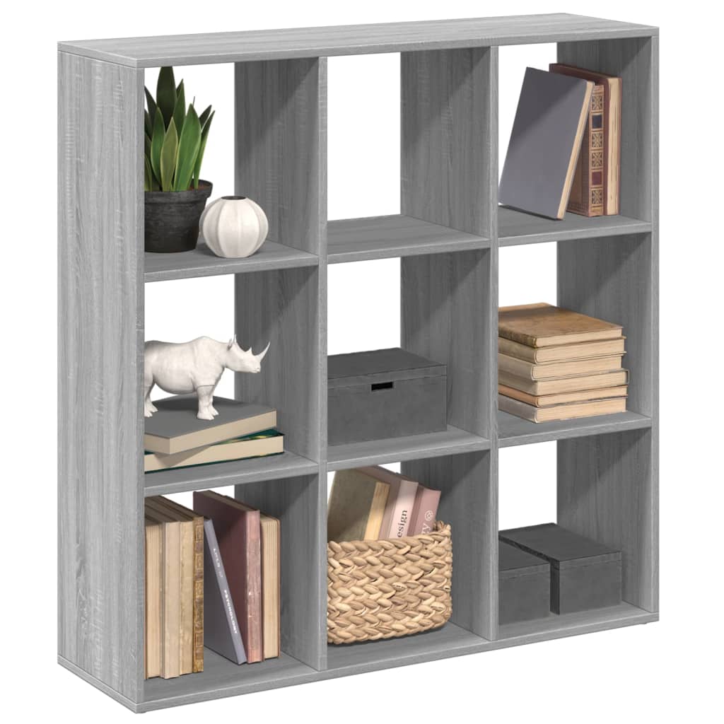Kamerscherm / boekenkast 102x29x103,5 cm hout grijs sonoma is nu te koop bij PeponiXL, paradijselijk wonen!