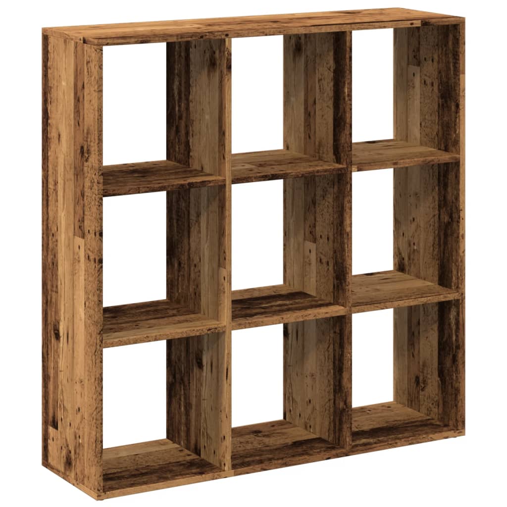 Kamerscherm / boekenkast 102x29x103,5 cm hout oud houtkleurig is nu te koop bij PeponiXL, paradijselijk wonen!