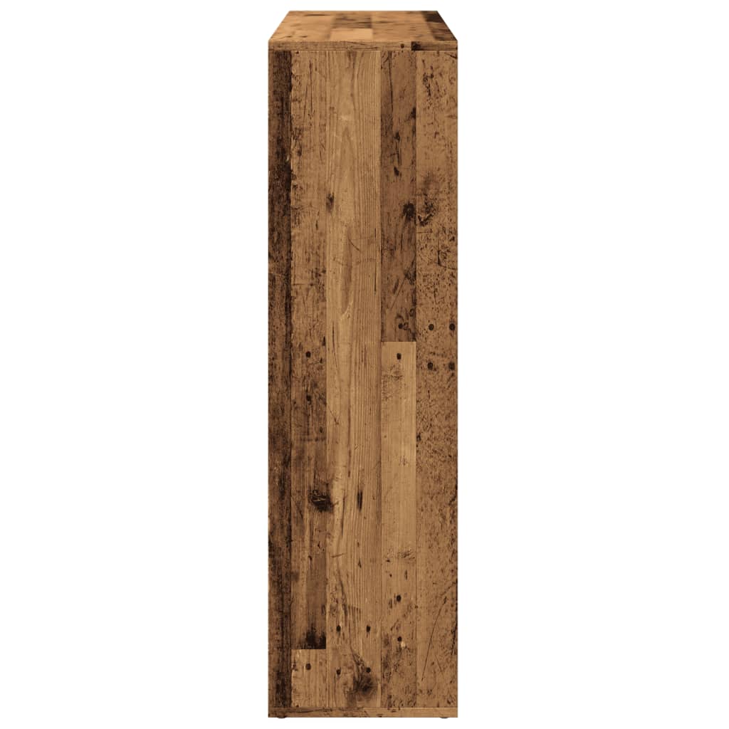 Kamerscherm / boekenkast 102x29x103,5 cm hout oud houtkleurig is nu te koop bij PeponiXL, paradijselijk wonen!