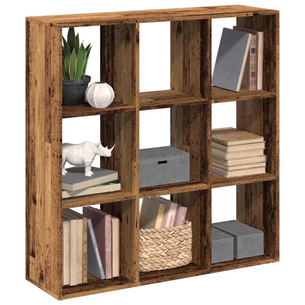 Kamerscherm / boekenkast 102x29x103,5 cm hout oud houtkleurig is nu te koop bij PeponiXL, paradijselijk wonen!