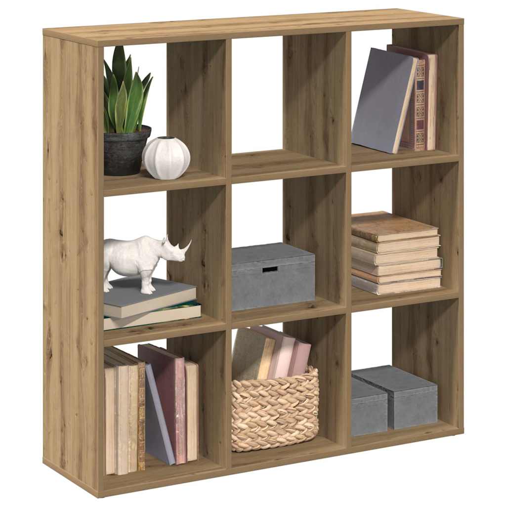 Kamerscherm / boekenkast 102x29x103,5 cm hout artisanaal eiken is nu te koop bij PeponiXL, paradijselijk wonen!