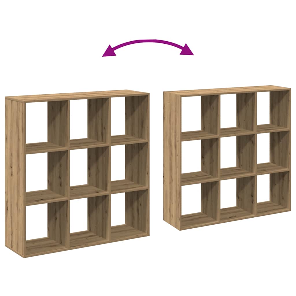 Kamerscherm / boekenkast 102x29x103,5 cm hout artisanaal eiken is nu te koop bij PeponiXL, paradijselijk wonen!