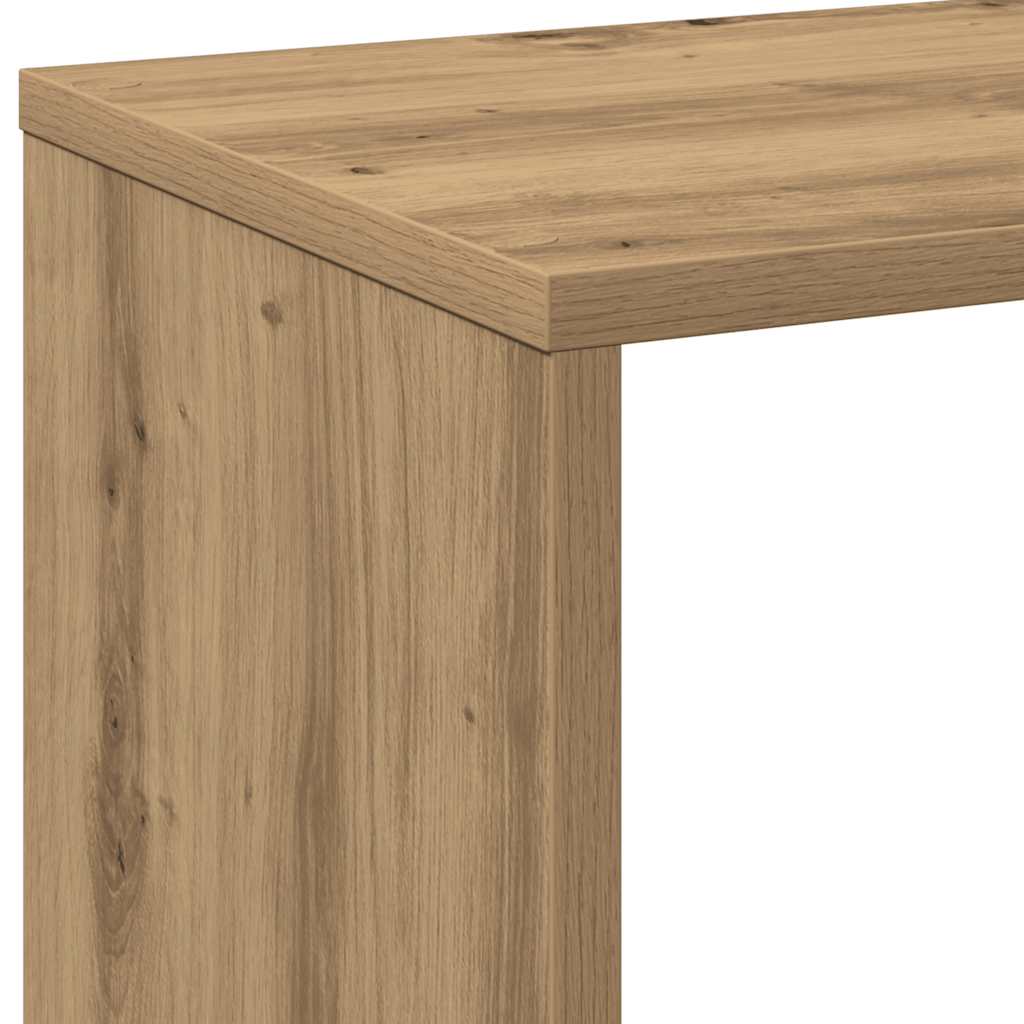 Kamerscherm / boekenkast 102x29x103,5 cm hout artisanaal eiken is nu te koop bij PeponiXL, paradijselijk wonen!