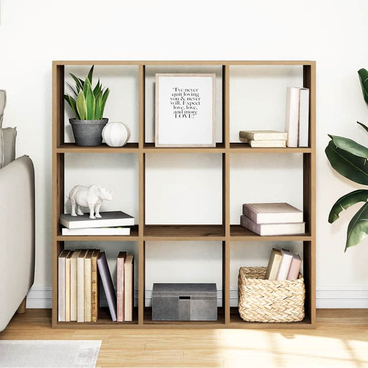 Kamerscherm / boekenkast 102x29x103,5 cm hout artisanaal eiken is nu te koop bij PeponiXL, paradijselijk wonen!
