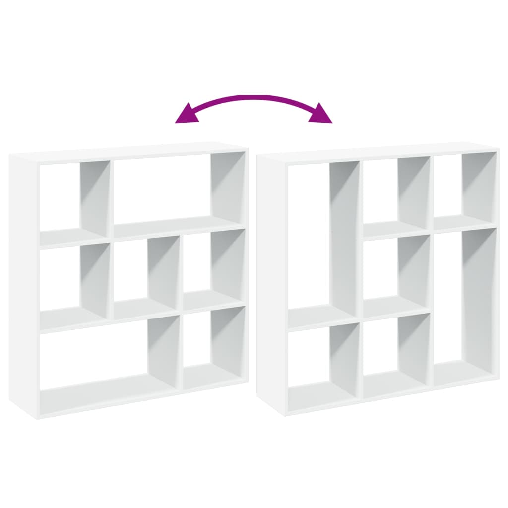 Kamerscherm / boekenkast 102x29x103,5 cm bewerkt hout wit is nu te koop bij PeponiXL, paradijselijk wonen!