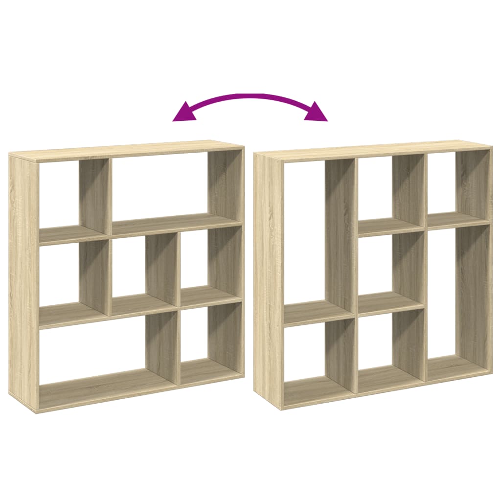 Kamerscherm / boekenkast 102x29x103,5 cm hout sonoma eikenkleur is nu te koop bij PeponiXL, paradijselijk wonen!