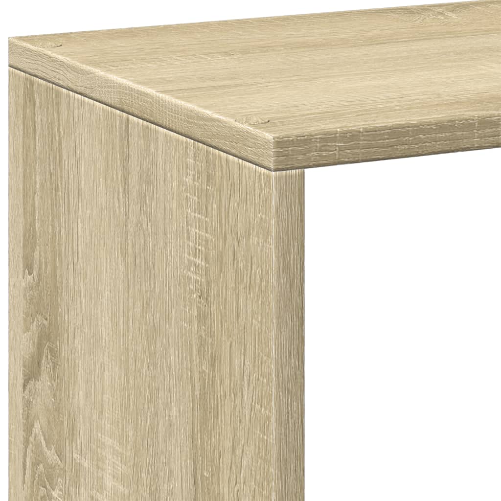 Kamerscherm / boekenkast 102x29x103,5 cm hout sonoma eikenkleur is nu te koop bij PeponiXL, paradijselijk wonen!