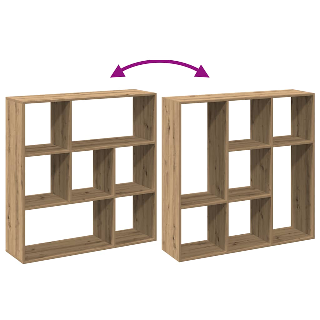 Kamerscherm / boekenkast 102x29x103,5 cm hout artisanaal eiken is nu te koop bij PeponiXL, paradijselijk wonen!