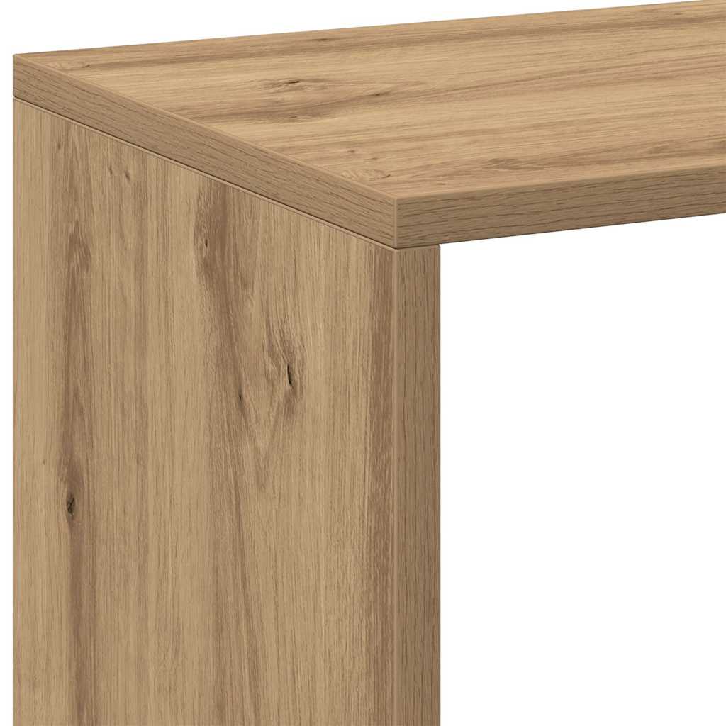 Kamerscherm / boekenkast 102x29x103,5 cm hout artisanaal eiken is nu te koop bij PeponiXL, paradijselijk wonen!
