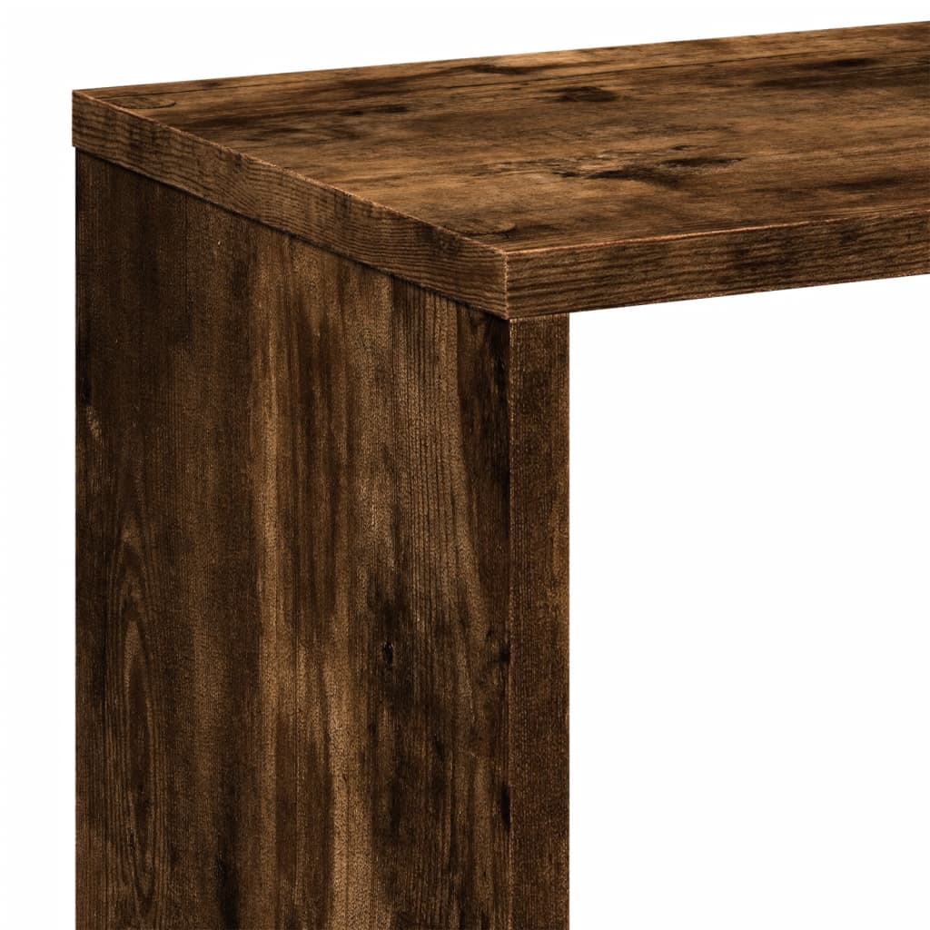 Kamerscherm / boekenkast 67x25x161,5 cm hout gerookt eiken is nu te koop bij PeponiXL, paradijselijk wonen!