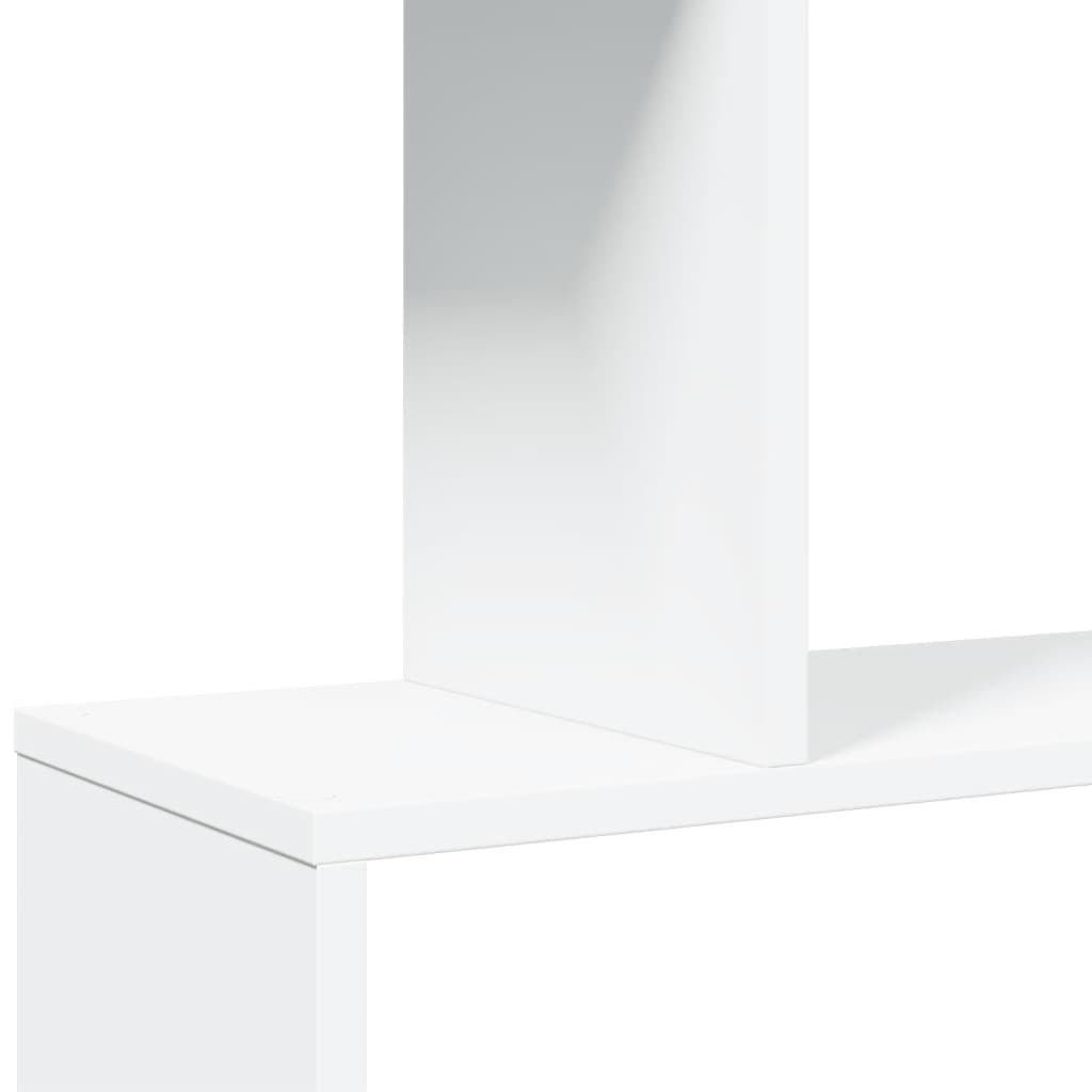 Kamerscherm / boekenkast 6-laags 70x24x193 cm bewerkt hout wit is nu te koop bij PeponiXL, paradijselijk wonen!