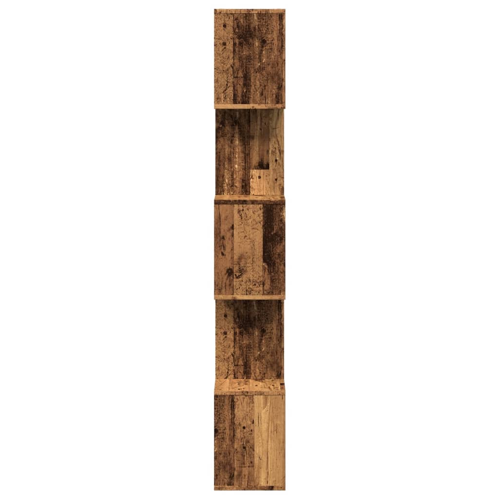 Kamerscherm / boekenkast 5-laags 70x24x161 cm hout oud hout is nu te koop bij PeponiXL, paradijselijk wonen!
