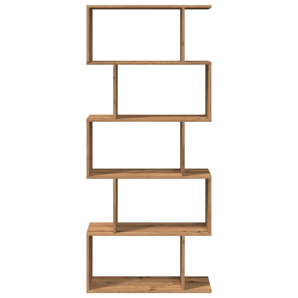 Kamerscherm / boekenkast 5-laags 70x24x161 cm hout artisanaal is nu te koop bij PeponiXL, paradijselijk wonen!