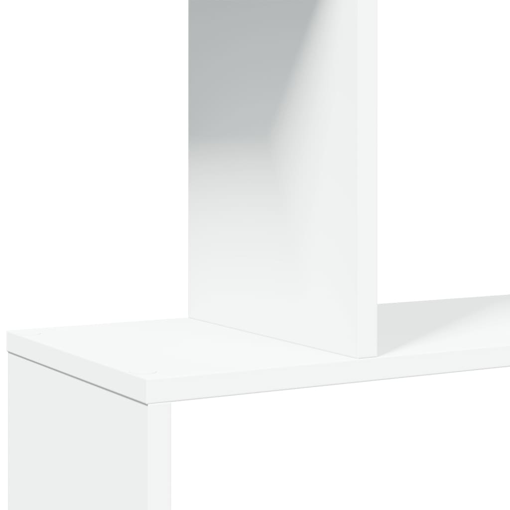 Kamerverdeler Boekenkast 4-laags Wit 70x24x129 cm Bewerkt Hout is nu te koop bij PeponiXL, paradijselijk wonen!