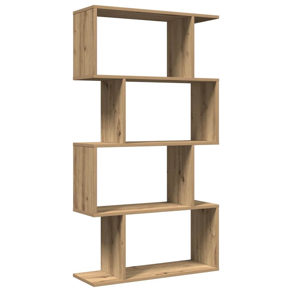 Kamerscherm / boekenkast 4-laags 70x24x129 cm hout artisanaal is nu te koop bij PeponiXL, paradijselijk wonen!