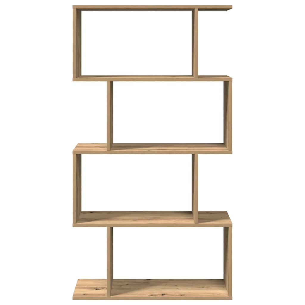 Kamerscherm / boekenkast 4-laags 70x24x129 cm hout artisanaal is nu te koop bij PeponiXL, paradijselijk wonen!