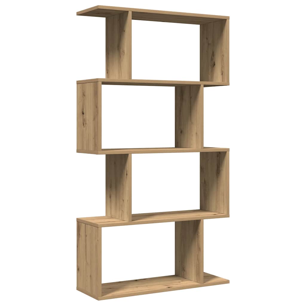 Kamerscherm / boekenkast 4-laags 70x24x129 cm hout artisanaal is nu te koop bij PeponiXL, paradijselijk wonen!