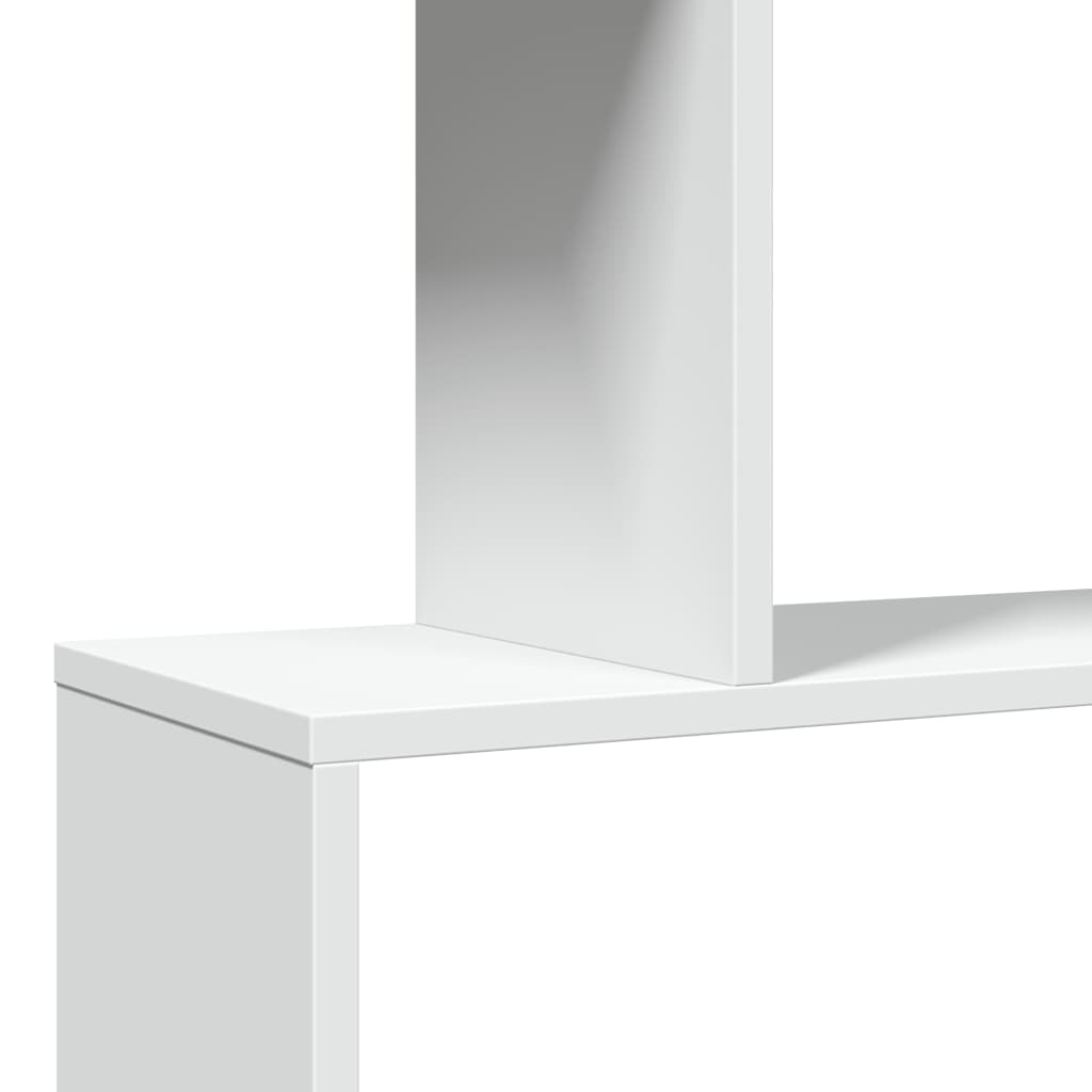 Kamerverdeler Boekenkast 3-laags Wit 70x24x97 cm Bewerkt Hout is nu te koop bij PeponiXL, paradijselijk wonen!