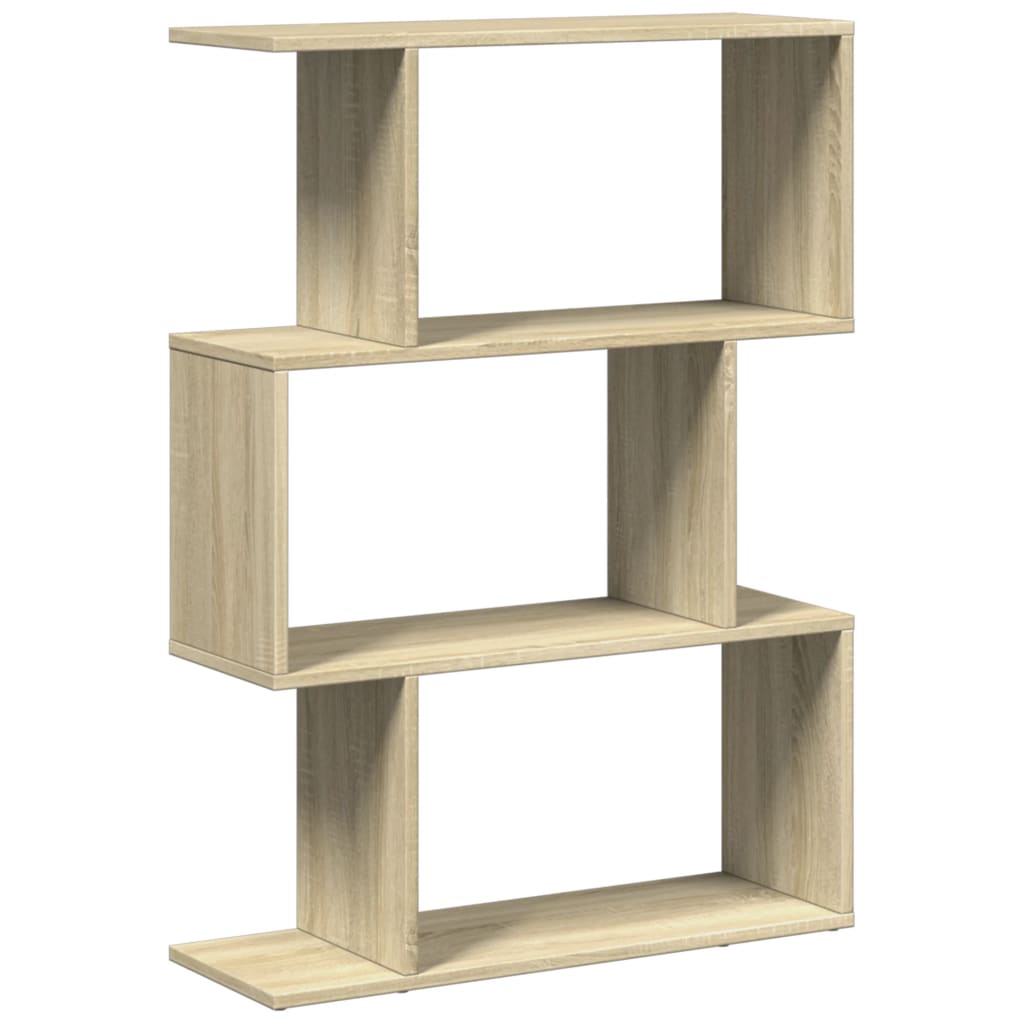 Kamerscherm / boekenkast 3-laags 70x24x97 cm hout sonoma eiken is nu te koop bij PeponiXL, paradijselijk wonen!
