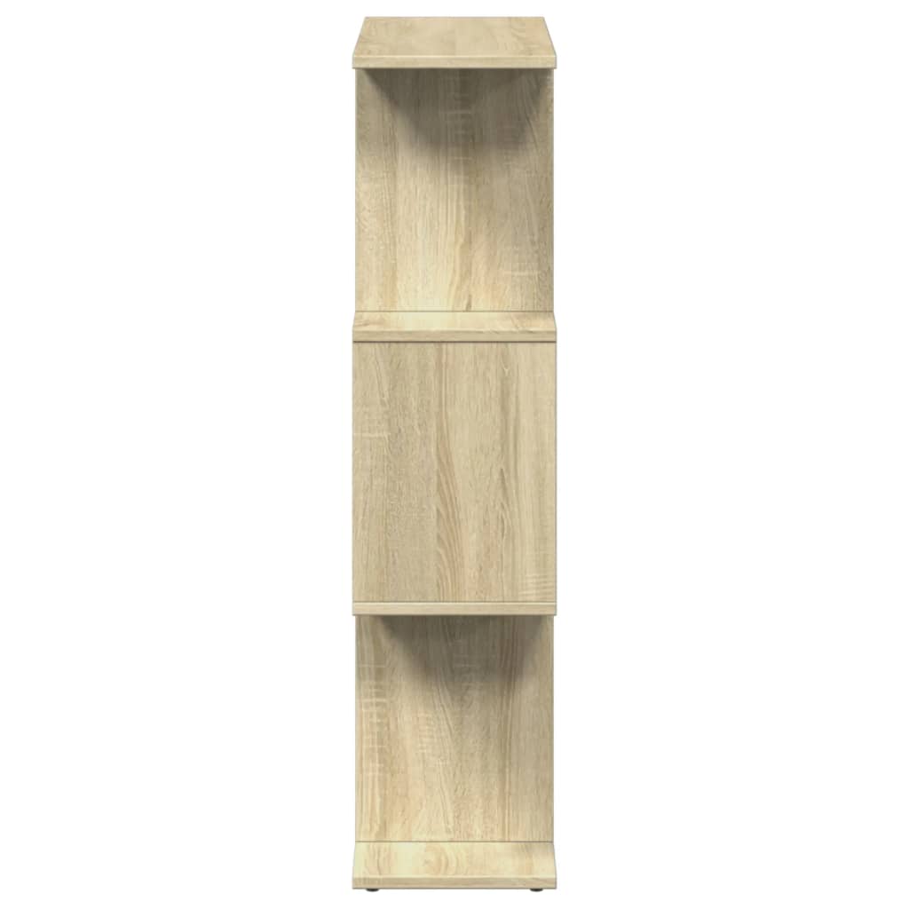 Kamerscherm / boekenkast 3-laags 70x24x97 cm hout sonoma eiken is nu te koop bij PeponiXL, paradijselijk wonen!