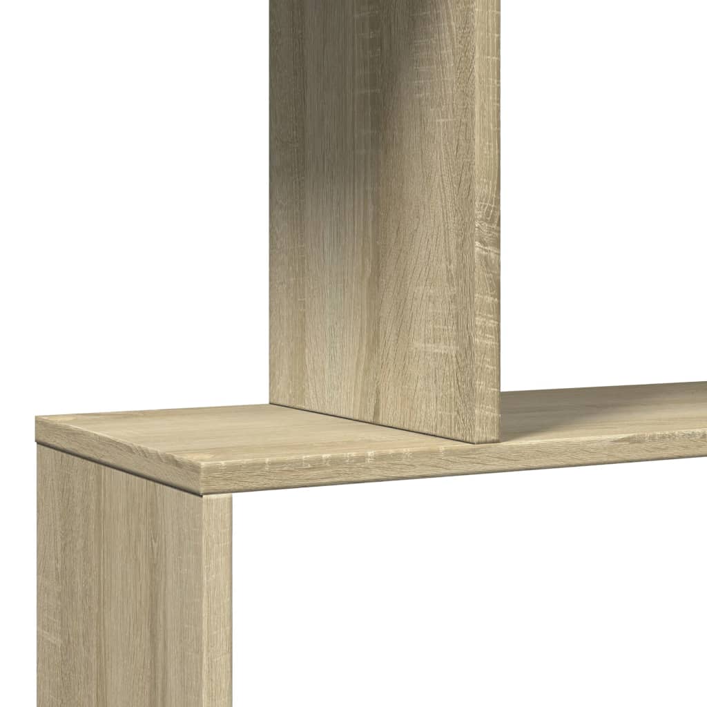 Kamerscherm / boekenkast 3-laags 70x24x97 cm hout sonoma eiken is nu te koop bij PeponiXL, paradijselijk wonen!