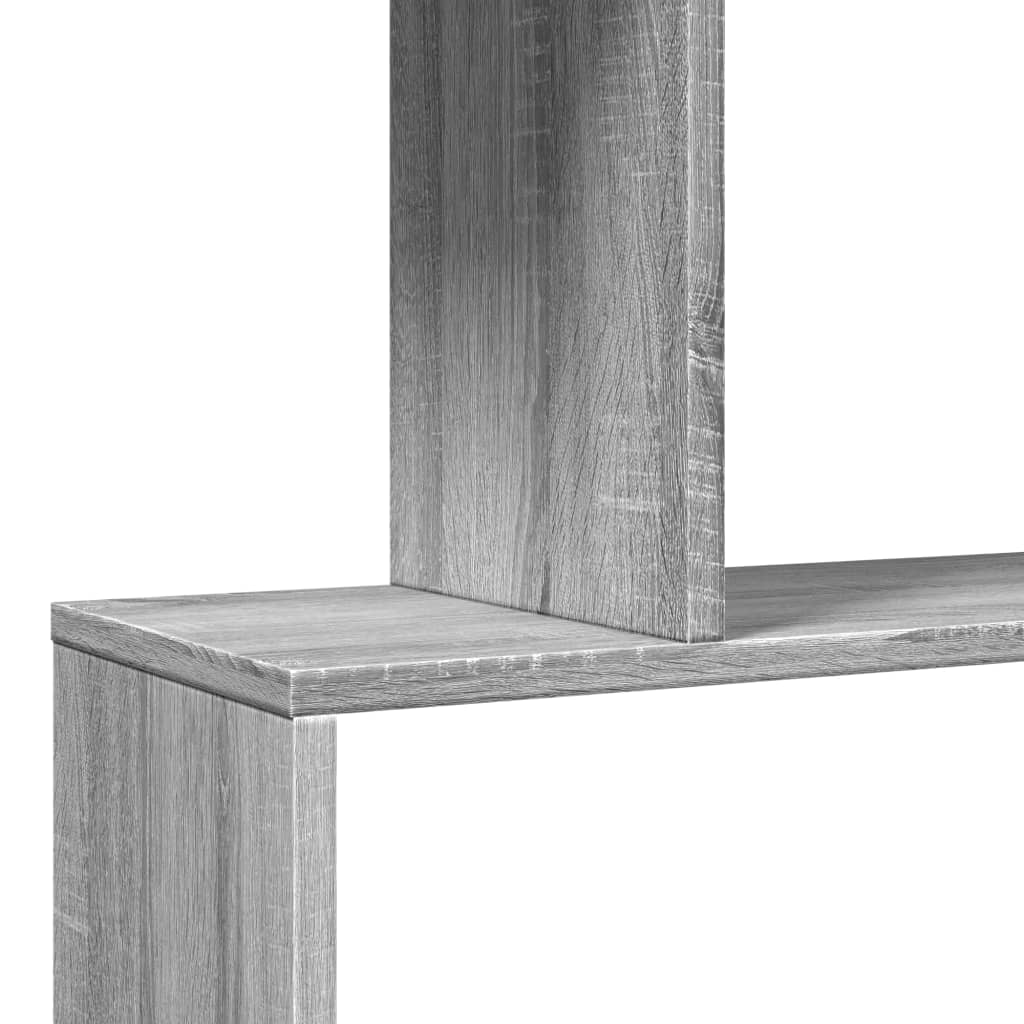 Kamerscherm / boekenkast 3-laags 70x24x97 cm hout grijs sonoma is nu te koop bij PeponiXL, paradijselijk wonen!