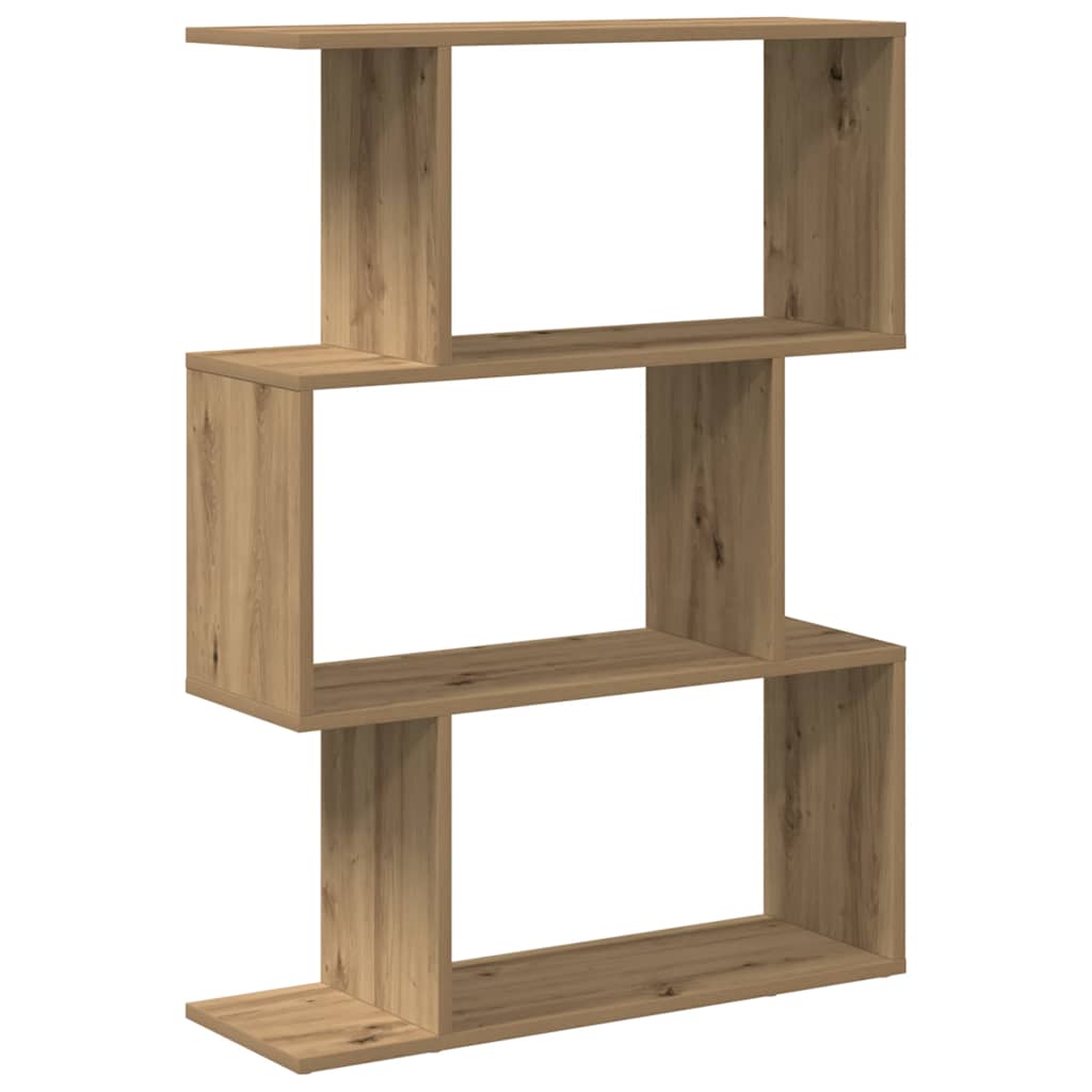Kamerscherm / boekenkast 3-laags 70x24x97 cm hout artisanaal is nu te koop bij PeponiXL, paradijselijk wonen!