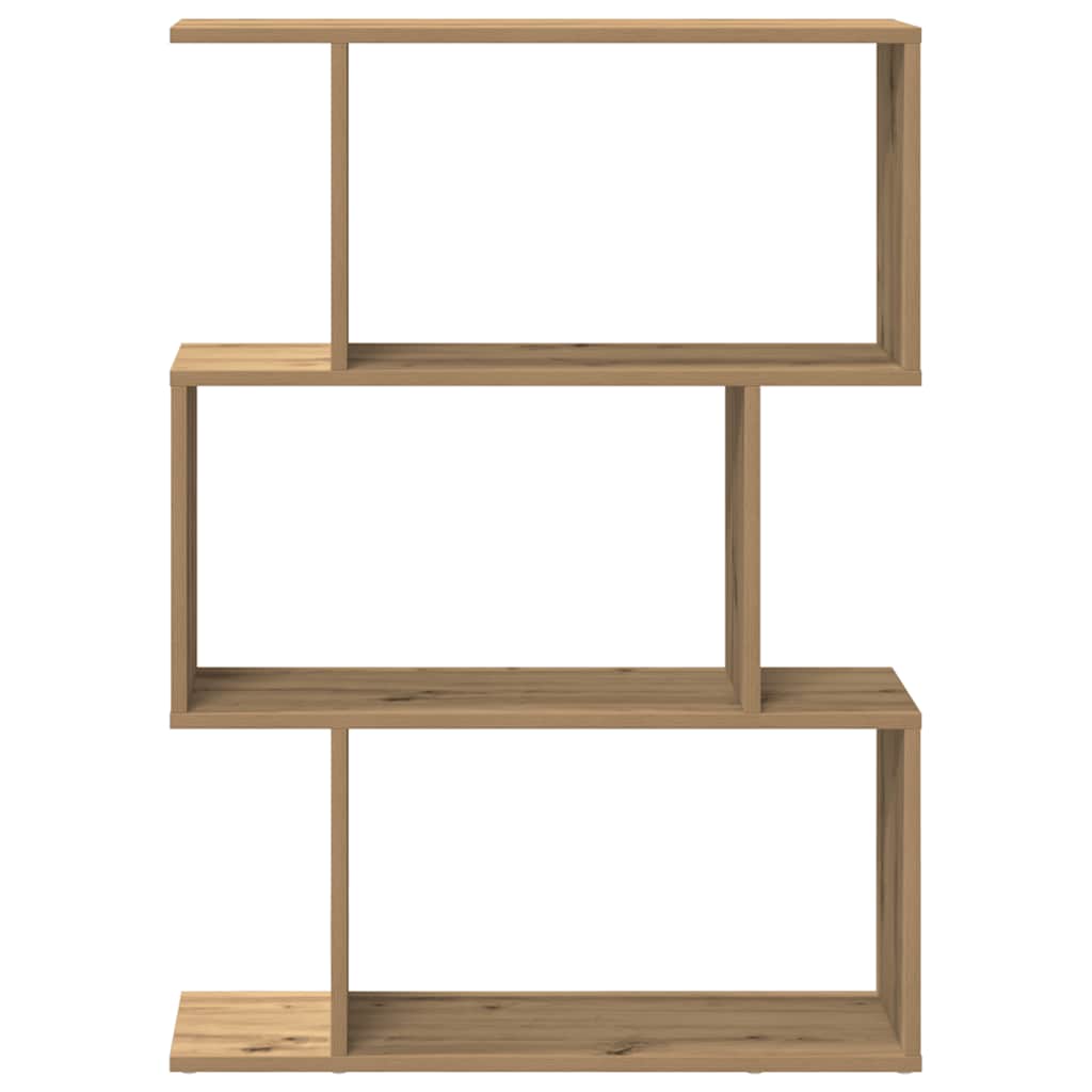 Kamerscherm / boekenkast 3-laags 70x24x97 cm hout artisanaal is nu te koop bij PeponiXL, paradijselijk wonen!