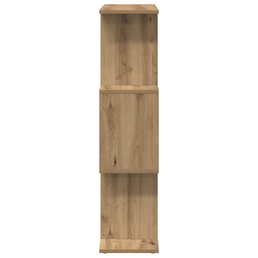 Kamerscherm / boekenkast 3-laags 70x24x97 cm hout artisanaal is nu te koop bij PeponiXL, paradijselijk wonen!
