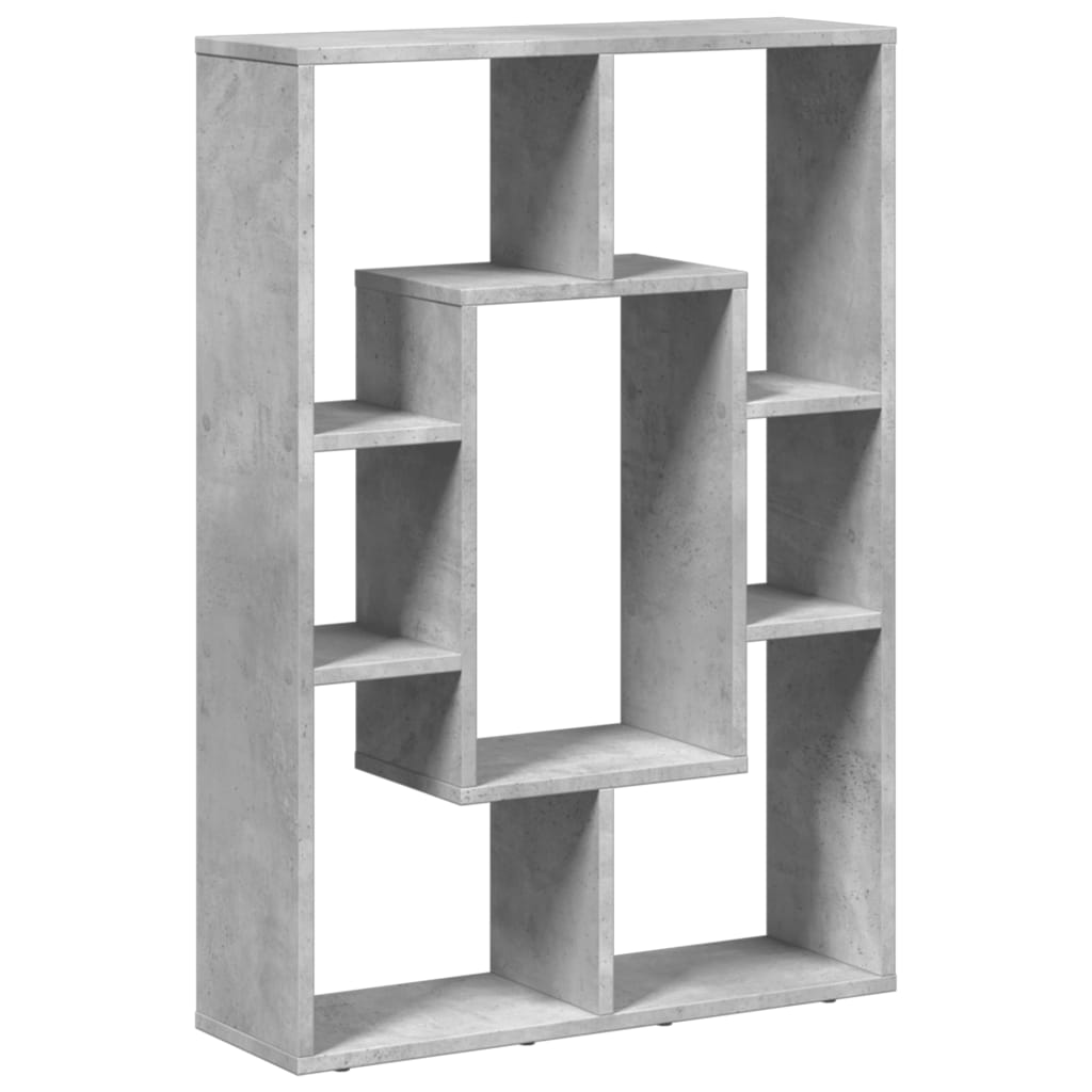 Boekenkast 63x20x90 cm bewerkt hout betongrijs is nu te koop bij PeponiXL, paradijselijk wonen!