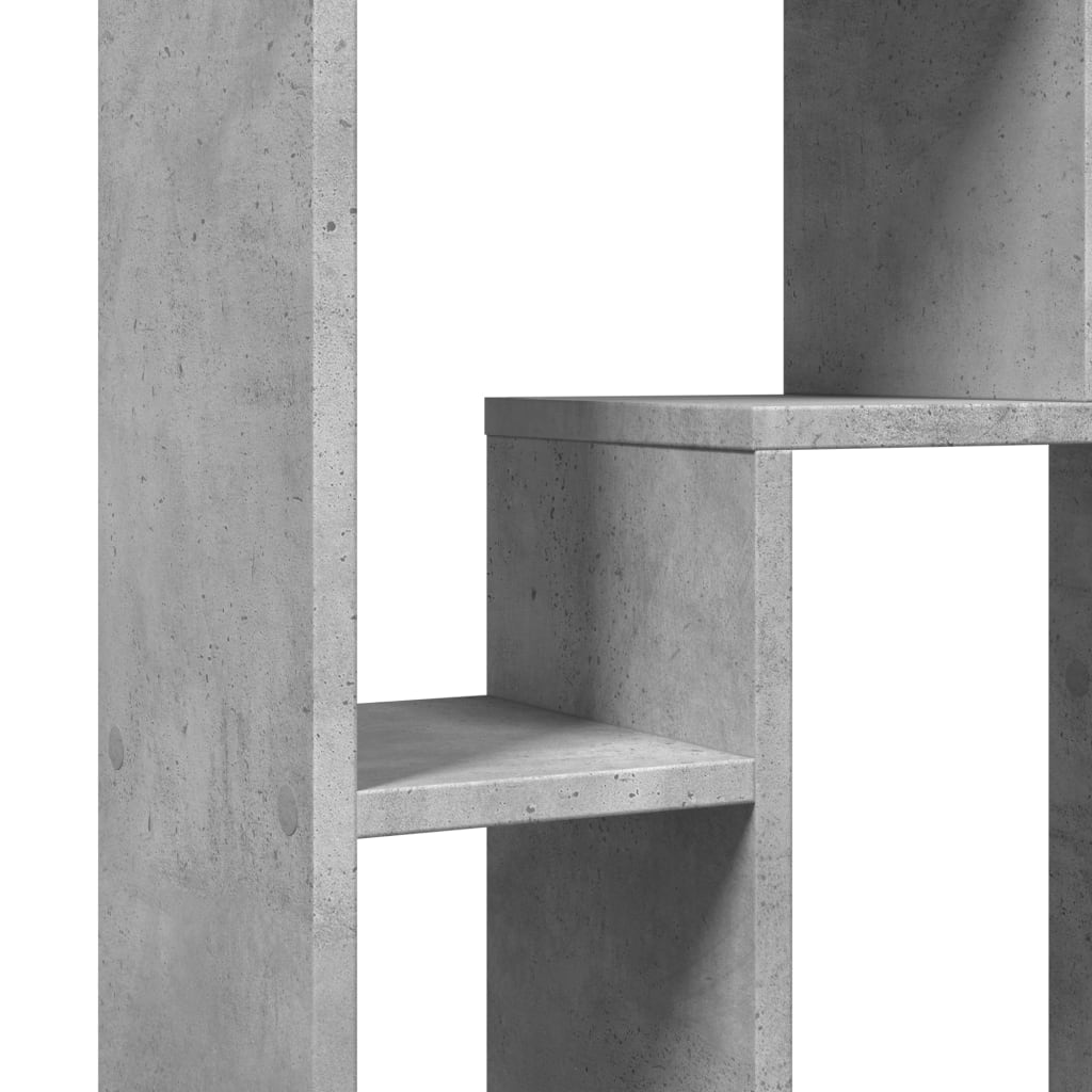 Boekenkast 63x20x90 cm bewerkt hout betongrijs is nu te koop bij PeponiXL, paradijselijk wonen!