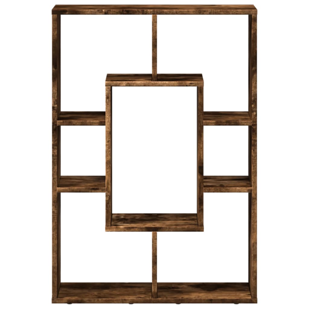 Boekenkast 63x20x90 cm bewerkt hout gerookt eikenkleurig is nu te koop bij PeponiXL, paradijselijk wonen!