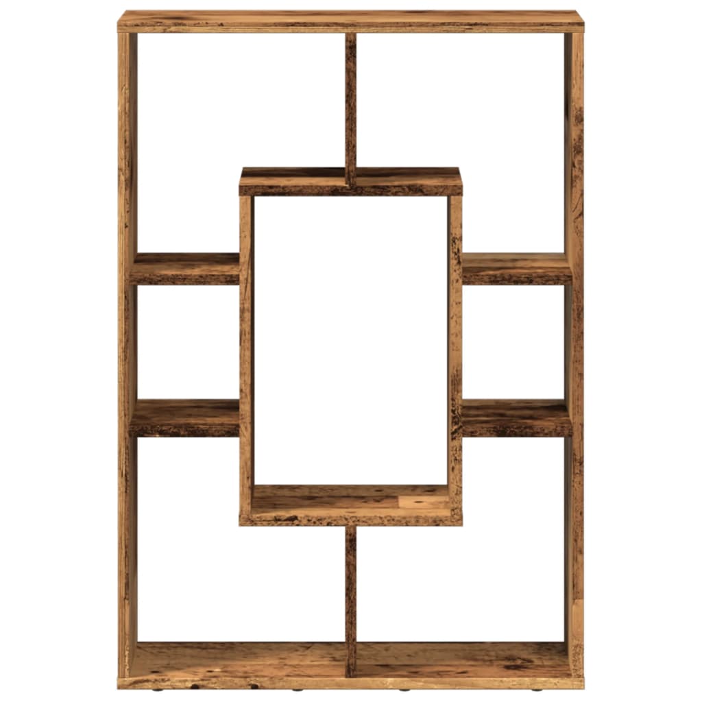 Boekenkast 63x20x90 cm bewerkt hout oud houtkleurig is nu te koop bij PeponiXL, paradijselijk wonen!