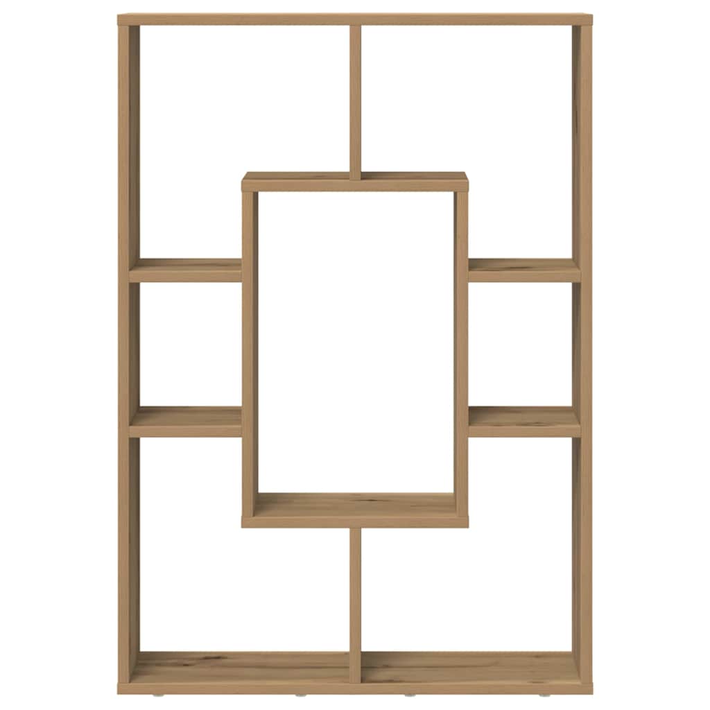 Boekenkast 63x20x90 cm bewerkt hout artisanaal eikenkleurig is nu te koop bij PeponiXL, paradijselijk wonen!