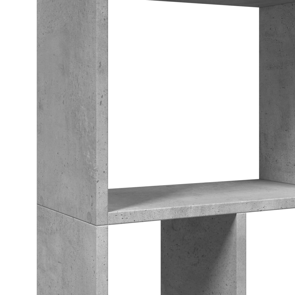 Boekenkast 60x20x120 cm bewerkt hout betongrijs is nu te koop bij PeponiXL, paradijselijk wonen!